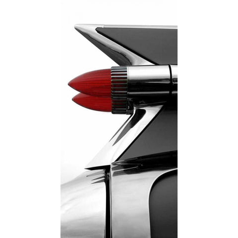 Charcoal Tailfin White Modern Wood Framed Art Print by McCarthy, Matt