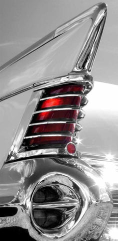 White Tailfin White Modern Wood Framed Art Print with Double Matting by McCarthy, Matt