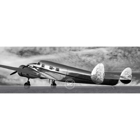 Air Adventure Black Modern Wood Framed Art Print with Double Matting by McCarthy, Matt