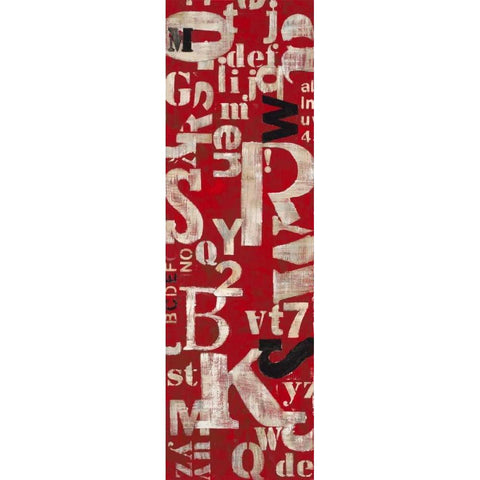 Word Savy 2 Black Modern Wood Framed Art Print with Double Matting by Dascher, Dennis