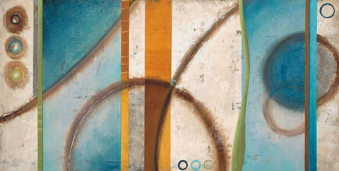 Tidal Pool White Modern Wood Framed Art Print with Double Matting by Dascher, Dennis