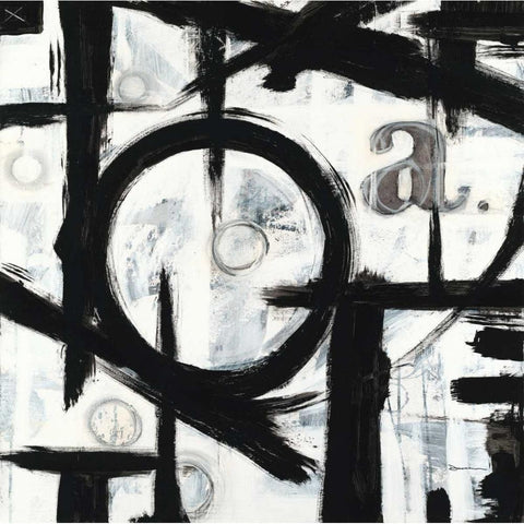 Choices 1  Black Modern Wood Framed Art Print by Dascher, Dennis