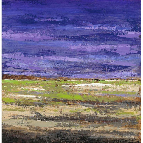 Rain At Twilight Black Modern Wood Framed Art Print with Double Matting by Dascher, Dennis