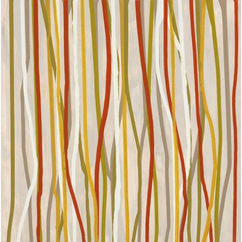 Linear Shift 1 Black Modern Wood Framed Art Print by Dascher, Dennis