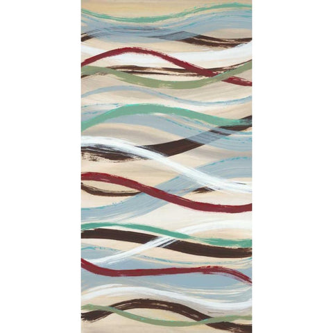 Catch the Wave 1 White Modern Wood Framed Art Print by Dascher, Dennis