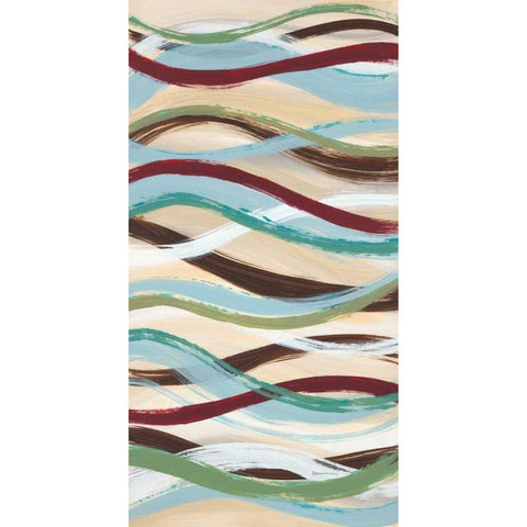 Catch the Wave 2 Black Modern Wood Framed Art Print by Dascher, Dennis