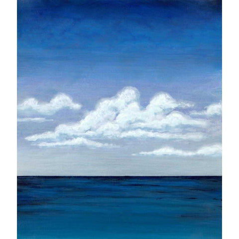 In the Clouds Gold Ornate Wood Framed Art Print with Double Matting by Dascher, Dennis