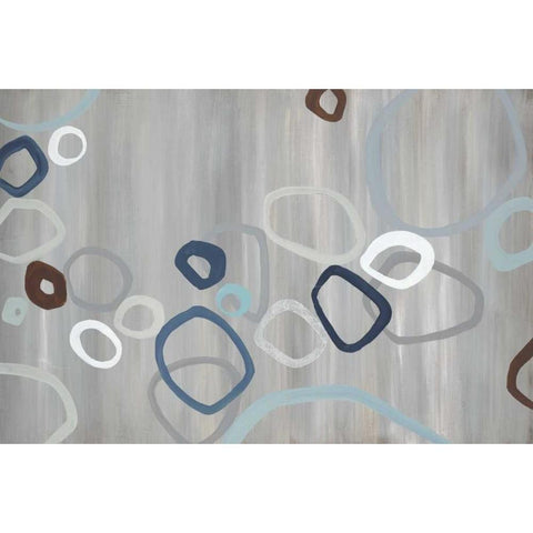 Downtown Black Modern Wood Framed Art Print by Dascher, Dennis