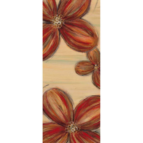 Scarlet Glory 2 Gold Ornate Wood Framed Art Print with Double Matting by Dascher, Dennis