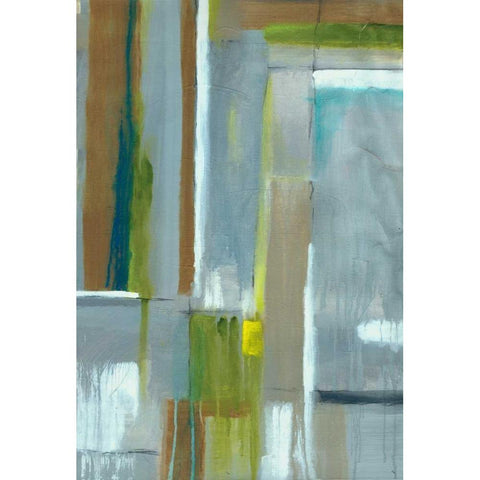 Crossroads 1 Black Modern Wood Framed Art Print with Double Matting by Dascher, Dennis