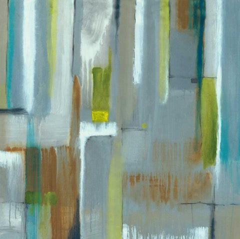 Crossroads 2 White Modern Wood Framed Art Print with Double Matting by Dascher, Dennis