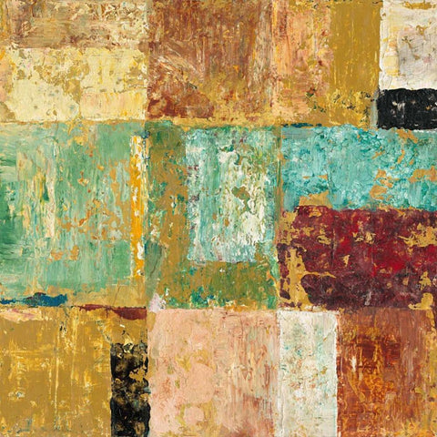Textured Canvas 2 Black Modern Wood Framed Art Print by Mills, Chris