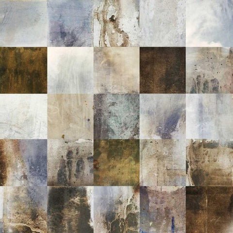 Marble Blocks 2 White Modern Wood Framed Art Print by Roko, Ken