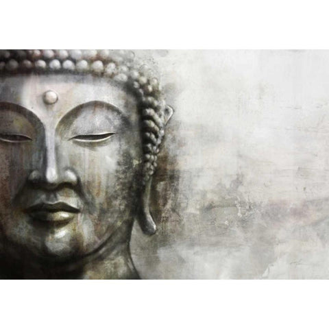 Peaceful Mind 1 White Modern Wood Framed Art Print by Roko, Ken