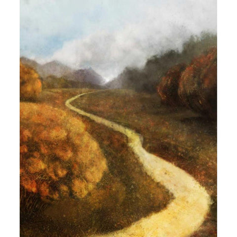 Dream Path 1 Black Modern Wood Framed Art Print by Roko, Ken