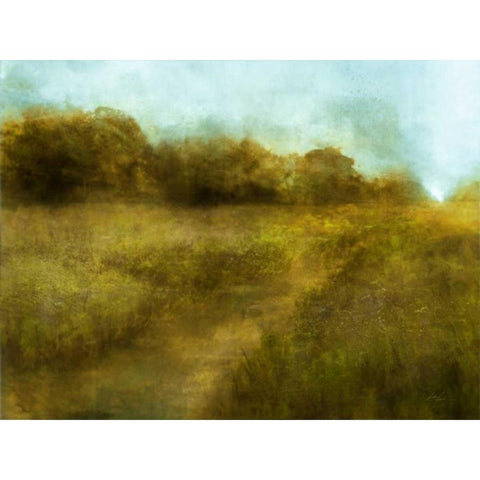 Downton Walk 1 Gold Ornate Wood Framed Art Print with Double Matting by Roko, Ken