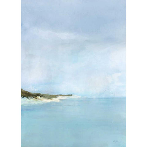 Tidal Breeze Black Modern Wood Framed Art Print with Double Matting by Roko, Ken