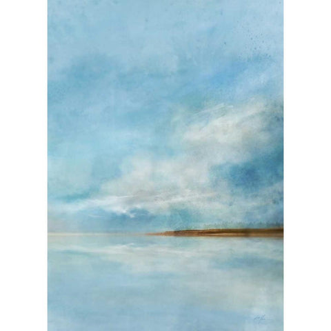 Tidal Dream Black Modern Wood Framed Art Print with Double Matting by Roko, Ken