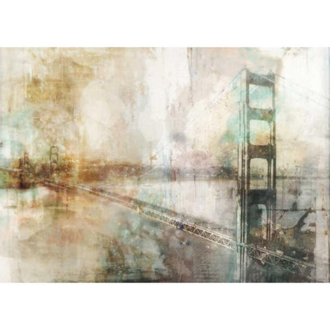 Industrial Impression Black Modern Wood Framed Art Print with Double Matting by Roko, Ken