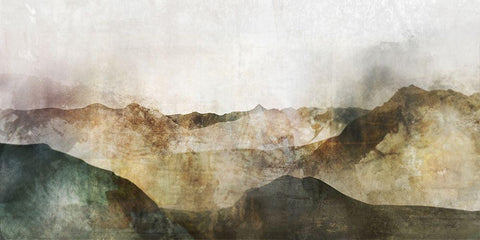 Western Range Black Ornate Wood Framed Art Print with Double Matting by Roko, Ken