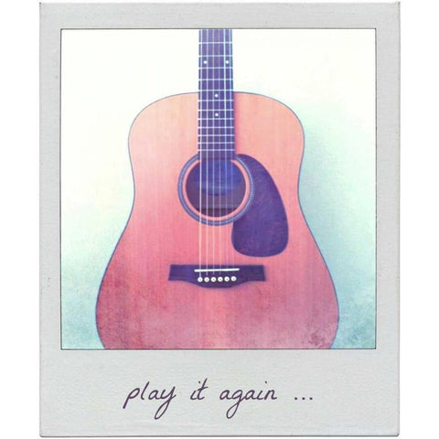 Play It Again Gold Ornate Wood Framed Art Print with Double Matting by Dvorak, Vicki