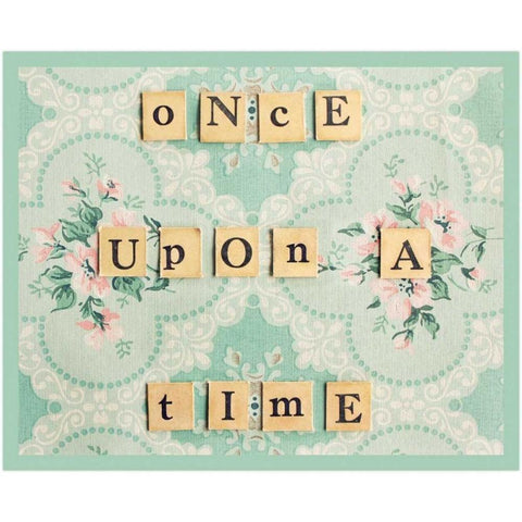 Once Upon A Time Landscape Black Modern Wood Framed Art Print by Dvorak, Vicki