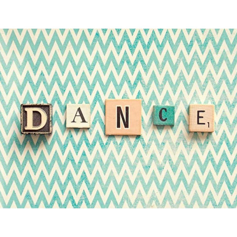 Dance Black Modern Wood Framed Art Print by Dvorak, Vicki