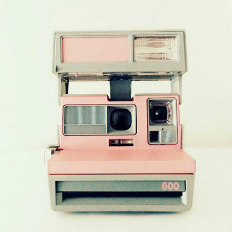 Pink Cam Black Modern Wood Framed Art Print with Double Matting by Dvorak, Vicki