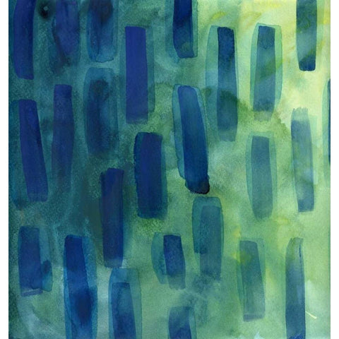 Garden Abstraction 28 White Modern Wood Framed Art Print by Buddenhaugen, Sophia