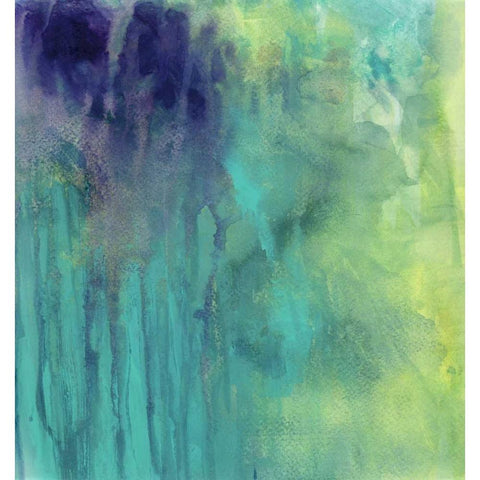 Garden Abstraction 29 Gold Ornate Wood Framed Art Print with Double Matting by Buddenhaugen, Sophia