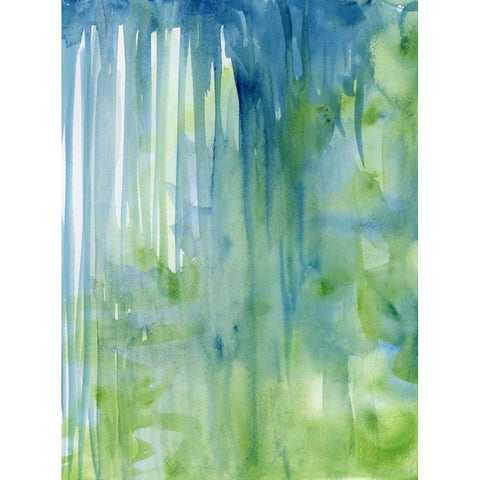 Garden Abstraction 33 Gold Ornate Wood Framed Art Print with Double Matting by Buddenhaugen, Sophia