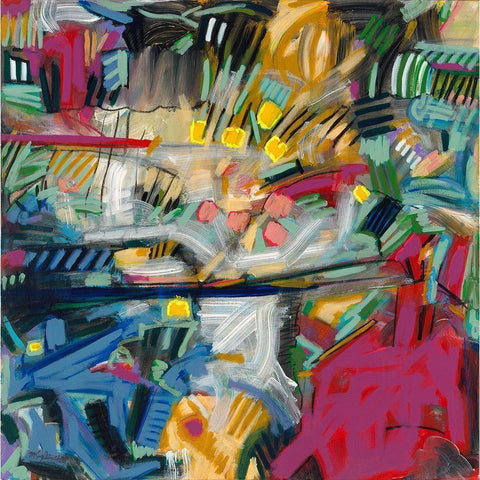 Influence Black Modern Wood Framed Art Print by Kaplinsky, Matt