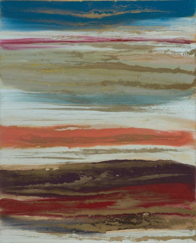 Morning Dawn White Modern Wood Framed Art Print with Double Matting by Bering, Blakely