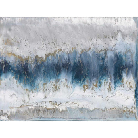 Moon Stone Gold Ornate Wood Framed Art Print with Double Matting by Bering, Blakely