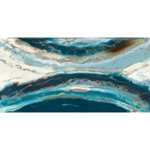 Effective Abstraction White Modern Wood Framed Art Print by Bering, Blakely