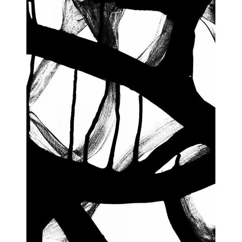 Blot and White 2 White Modern Wood Framed Art Print by Hutton
