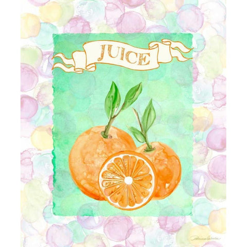 Citrus Orchard 3 White Modern Wood Framed Art Print by Haberier, Patricia