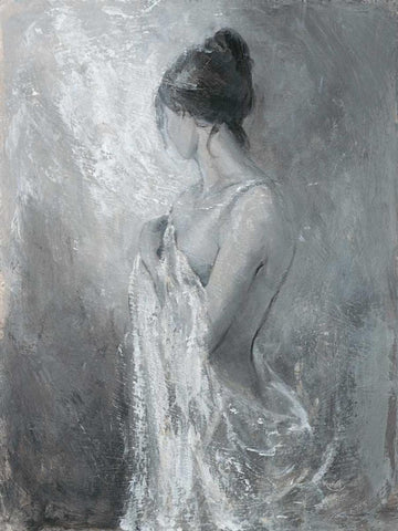 Figurative Pose 2 Black Ornate Wood Framed Art Print with Double Matting by Wallis, Karen