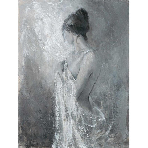 Figurative Pose 2 Black Modern Wood Framed Art Print by Wallis, Karen
