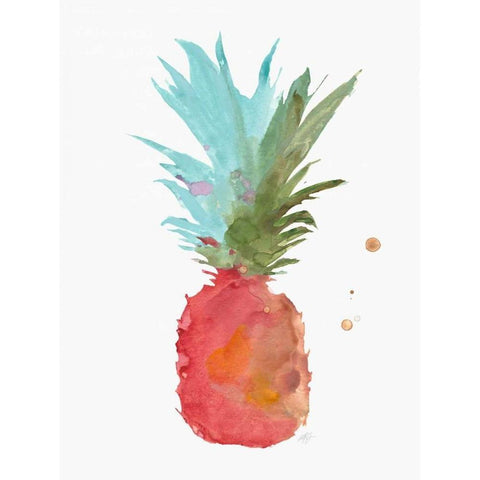 Tropical Life 3 Black Modern Wood Framed Art Print with Double Matting by Swartz, Megan