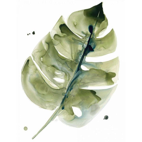 Warm tropics 1 Black Modern Wood Framed Art Print with Double Matting by Swartz, Megan