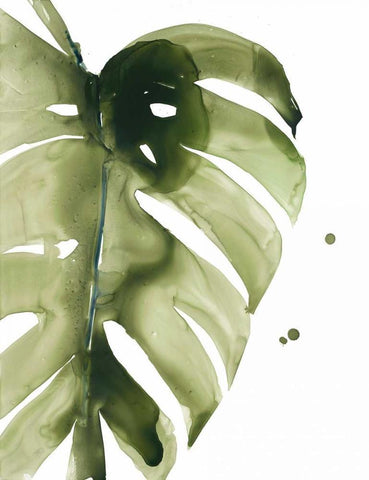 Warm tropics 2 White Modern Wood Framed Art Print with Double Matting by Swartz, Megan