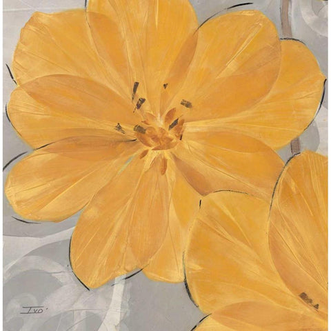 Amber Brights 4 Black Modern Wood Framed Art Print by Stoyanov, Ivo