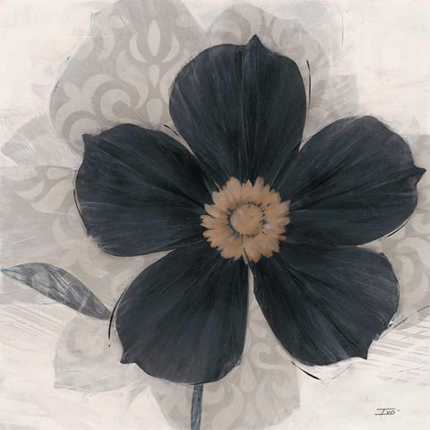 ?lÃ©gance Noir Black Ornate Wood Framed Art Print with Double Matting by Stoyanov, Ivo