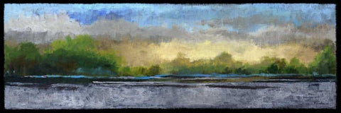 Magic Vista Black Ornate Wood Framed Art Print with Double Matting by Kroeker, Wendy