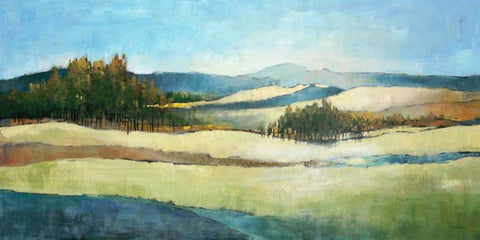 Far Horizons Black Ornate Wood Framed Art Print with Double Matting by Kroeker, Wendy