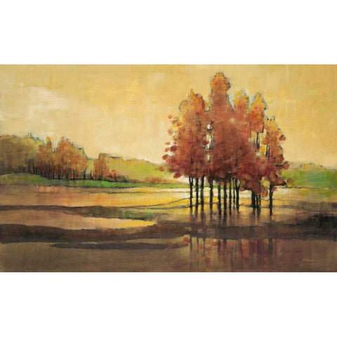 Dawn Till Day Black Modern Wood Framed Art Print by Kroeker, Wendy