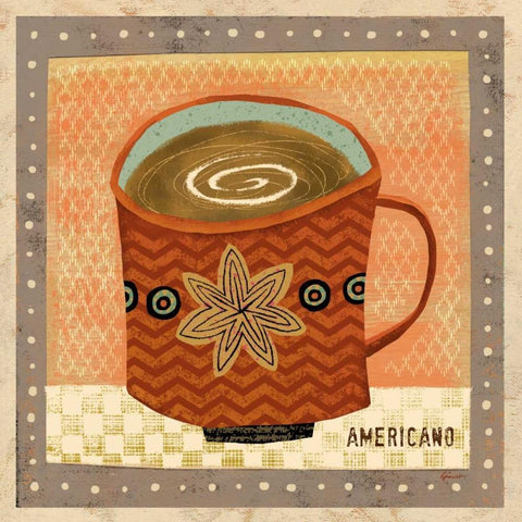 Barrista Beauty 3 White Modern Wood Framed Art Print by Faust, Richard