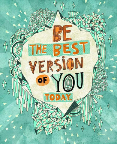 Awesome Words 3 Black Ornate Wood Framed Art Print with Double Matting by Faust, Richard