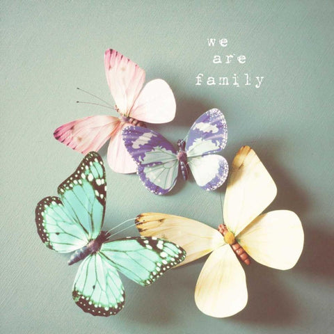 We Are Family Gold Ornate Wood Framed Art Print with Double Matting by Susannah Tucker Photography